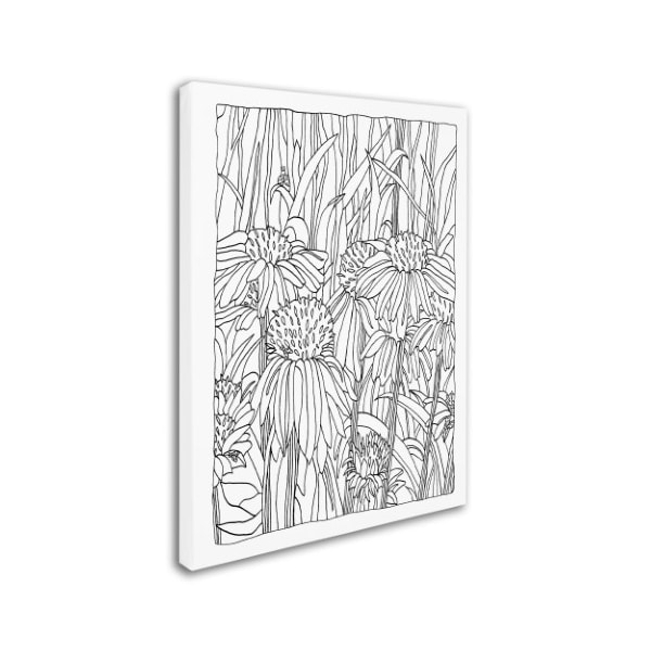 Kathy G. Ahrens 'Echinacea' Canvas Art,14x19